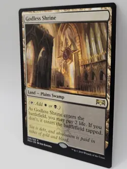 Godless Shrine NM MTG Ravnica Allegiance RNA Shock Land Orzhov EDH Modern - Image 4