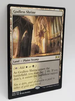 Godless Shrine NM MTG Ravnica Allegiance RNA Shock Land Orzhov EDH Modern - Image 5