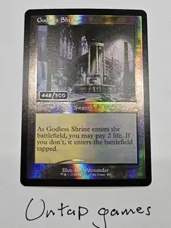 Serialized Godless Shrine Ravnica MTG. 448/500 - Image 1