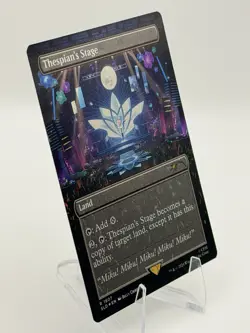 Thespian's Stage BORDERLESS FOIL 1607 Secret Lair Hatsune Miku MTG 2024 NM - Image 4