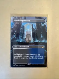 MTG Hallowed Fountain RVR 0295 R NM Regular Borderless - Image 2