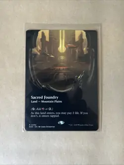 MTG Sacred Foundry EOE 0282 R NM Regular Borderless - Image 2