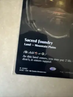MTG Sacred Foundry EOE 0282 R NM Regular Borderless - Image 3
