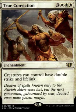MTG Commander 2014 #93 True Conviction - Lightly played - Image 1