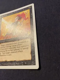 Paralyze Revised Edition Magic the Gathering MTG RV - Image 3
