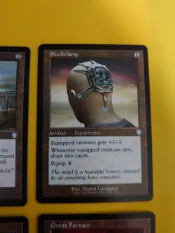 Great Furnace,Reliquary Tower,Skullclamp,ichor Wellspring MTG Card. - Image 2