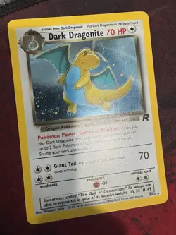 Pokemon Dark Dragonite Holo Rare TCG Card 5/82 Lightly Played - Image 1