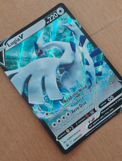 JUMBO Lugia V SWSH301 Pokemon Promo Card - Image 1