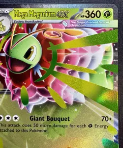 2026 Pokemon - Mega Meganium Ex 010/217 - Ascended Heroes - DOUBLE RARE HOLO - Image 2
