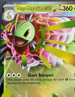 2026 Pokemon - Mega Meganium Ex 010/217 - Ascended Heroes - DOUBLE RARE HOLO - Image 5