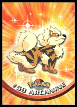 1999 Topps Pokemon TV Animation Edition Series Arcanine #59 - Image 1