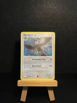 Pokemon - Staraptor - 16/130 - Diamond & Pearl Base Set - Holo Rare LP/MP - Image 1