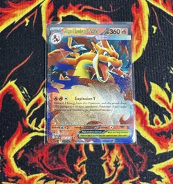 Pokemon TCG Mega Charizard Y EX, Ascended Heroes 022/217, NM - Image 3