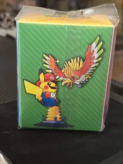 Pokemon Center Mario Pikachu Deck Box for Pokemon TCG, Multicolor, 2016 - Image 3
