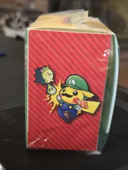 Pokemon Center Mario Pikachu Deck Box for Pokemon TCG, Multicolor, 2016 - Image 4