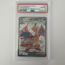 PSA 10 2023 POKEMON SVP EN-SV BLACK STAR PROMO #056 CHARIZARD EX - Image 1