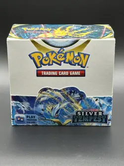 Pokemon TCG Silver Tempest Booster Box Open Box (36 packs) - With Acrylic Case - Image 2