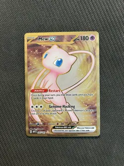 Pokemon TCG Mew ex 205/165 Metal Promo! NM Condition! See Description! - Image 1