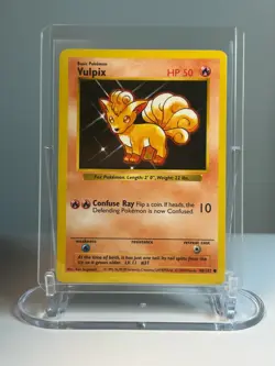 Pokemon Vulpix Shadowless Base Set 68/102 WOTC 1999 Vintage NM LP - Image 3