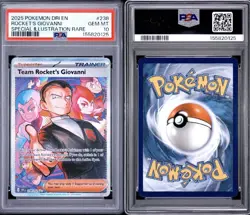 2025 POKEMON DRI-EN PSA 10 TEAM ROCKET’S GIOVANNI SPECIAL ILLUSTRATION RARE 238 - Image 3