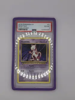 2016 Pokemon XY Evolutions 51/108 Mewtwo PSA 6 Non Holo - Image 2