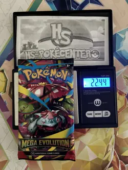 (HEAVY) 22.44g Pokemon TCG Mega Evolution Booster Pack (SEALED)✅ - Image 1