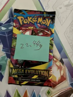 (HEAVY) 22.44g Pokemon TCG Mega Evolution Booster Pack (SEALED)✅ - Image 2