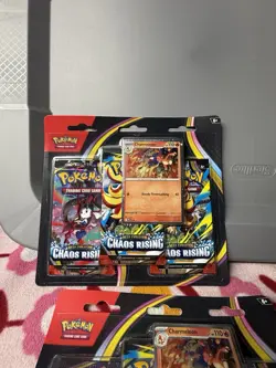 Pokemon Chaos Rising 3 Pack Blister Lot of 5 NEW - Image 5
