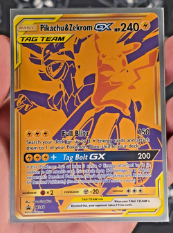 Pikachu & Zekrom GX SM248 - Pokemon Sun & Moon Tag Team Black Star Promo - NM - Image 3