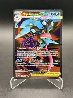 Pokemon TCG - Mega Greninja ex 100/086 Me04: Chaos Rising Holo - Image 1