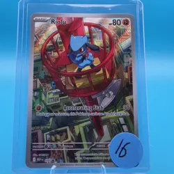 Riolu 010 Me: Mega Evolution Promo Full Art Holo English 2025 Black star promo - Image 1