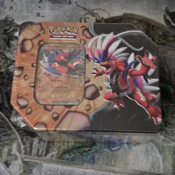 Pokemon TCG• Scarlet & Violet Koraidon EX Tin Box Sealed - Image 1