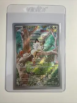 Pokemon Phantasmal Flames - Meowth 106/094 Holo Illustration Rare NP - Image 3