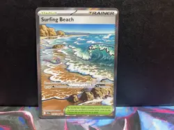 Surfing Beach 114/086 ME04: Chaos Rising NM Pokemon TCG Ultra Rare - Image 1