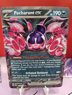 Pecharunt ex 039/064 Shrouded Fable Double Rare Holo NM Pokemon TCG - Image 1
