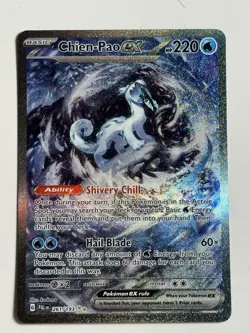 Chien Pao EX 261/193 Sv02 Paldea Evolved Pokemon Special Illustration Rare - Image 1