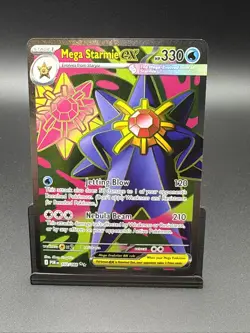Pokemon TCG Mega Starmie ex 102/088 Secret Rare Perfect Order - Image 1