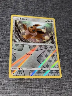 Eevee 49/68 Common Hidden Fates Pokemon Reverse Holo NM - Image 1