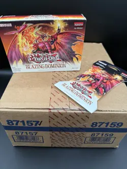 YuGiOh Blazing Dominion Booster Case 12 Boxes ENGLISH - BRAND NEW - SEALED - Image 2