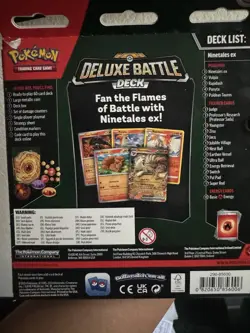 Pokemon Ninetales ex Deluxe Battle Deck Starter Deck 60 Cards English 2024 - Image 2