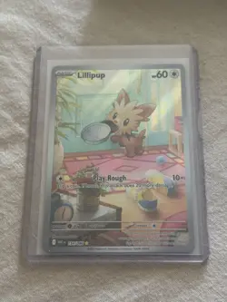 Pokemon TCG Lillipup Card 154/086 Illustration Rare, Sv: White Flare NM - Image 1