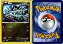 Pokemon Card - Gible 94/113 Legendary Treasures Common Heavily Played - Image 3