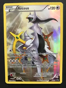 Arceus XY83 XY PROMO RARE HOLO Pokemon Card FULL ART Shiny Near Mint - Image 1