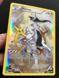 Arceus XY83 XY PROMO RARE HOLO Pokemon Card FULL ART Shiny Near Mint - Image 3
