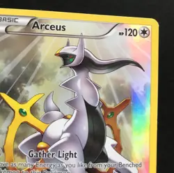 Arceus XY83 XY PROMO RARE HOLO Pokemon Card FULL ART Shiny Near Mint - Image 5