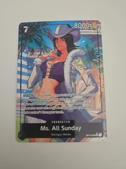 Ms. All Sunday OP14-084 Alt Art Super Rare One Piece Card English NM - Image 1