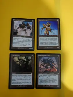 Scavenged Brawler, Mirrowworks,Etched Champion,MEtalwork Colossus MTG 4 Card. - Image 1