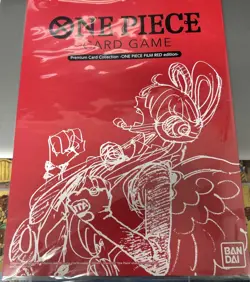One Piece TCG Premium Card Collection Film Red Edition English Factory Sealed - Image 1