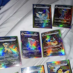 Pokemon TCG Vaporeon Umbreon Flareon Leafeon Espeon EX Holo Lot 8 Cards - Image 2