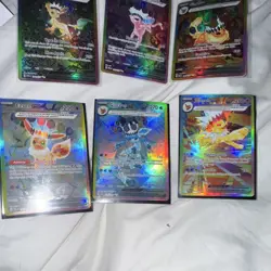 Pokemon TCG Vaporeon Umbreon Flareon Leafeon Espeon EX Holo Lot 8 Cards - Image 4
